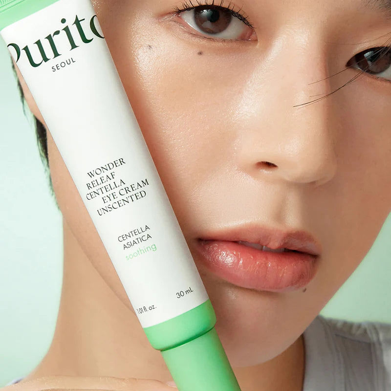 Crema de Ojos Sin Fragancia PURITO Wonder Releaf Centella Eye Cream Unscented 30ml