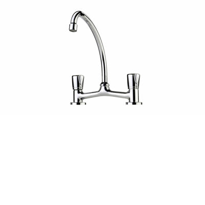 Mezcladora Teka 370421m Laser Fregadero 8" Dos Puños