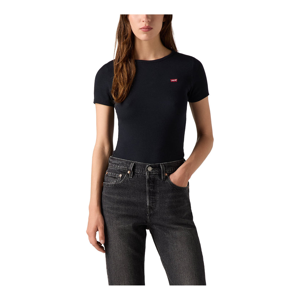 Camiseta Levis Mangas Cortas Brocado para Damas