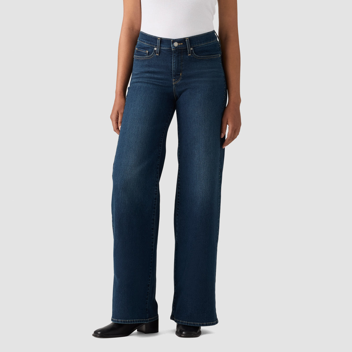 Pantalones Jeans Levis 318 Shaping Wide Leg para Damas – DK BLUE
