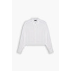 Camiseta Dockers Boxy Cropped Mangas Largas Lisa Para Damas by Dockers