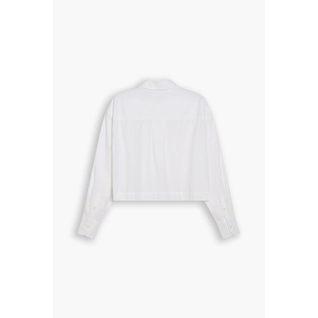 Camiseta Dockers Boxy Cropped Mangas Largas Lisa Para Damas by Dockers