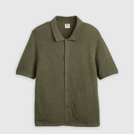 Camisa Levis Mangas Cortas Lisa para Caballeros
