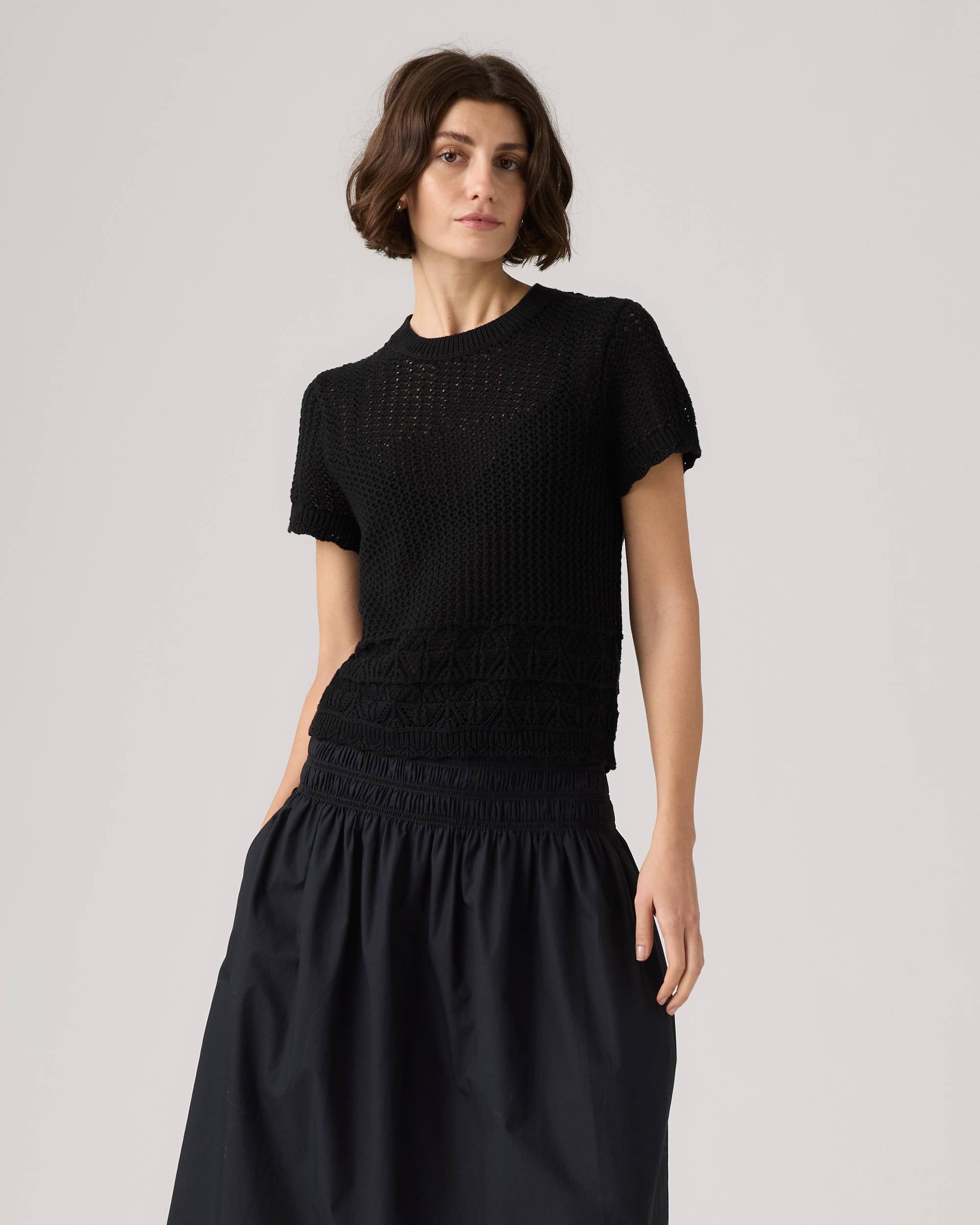 Sweater Levis sin Mangas Tejido para Damas