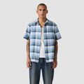 Camisa Levis Mangas Cortas Cuadros para Caballeros – BLUE