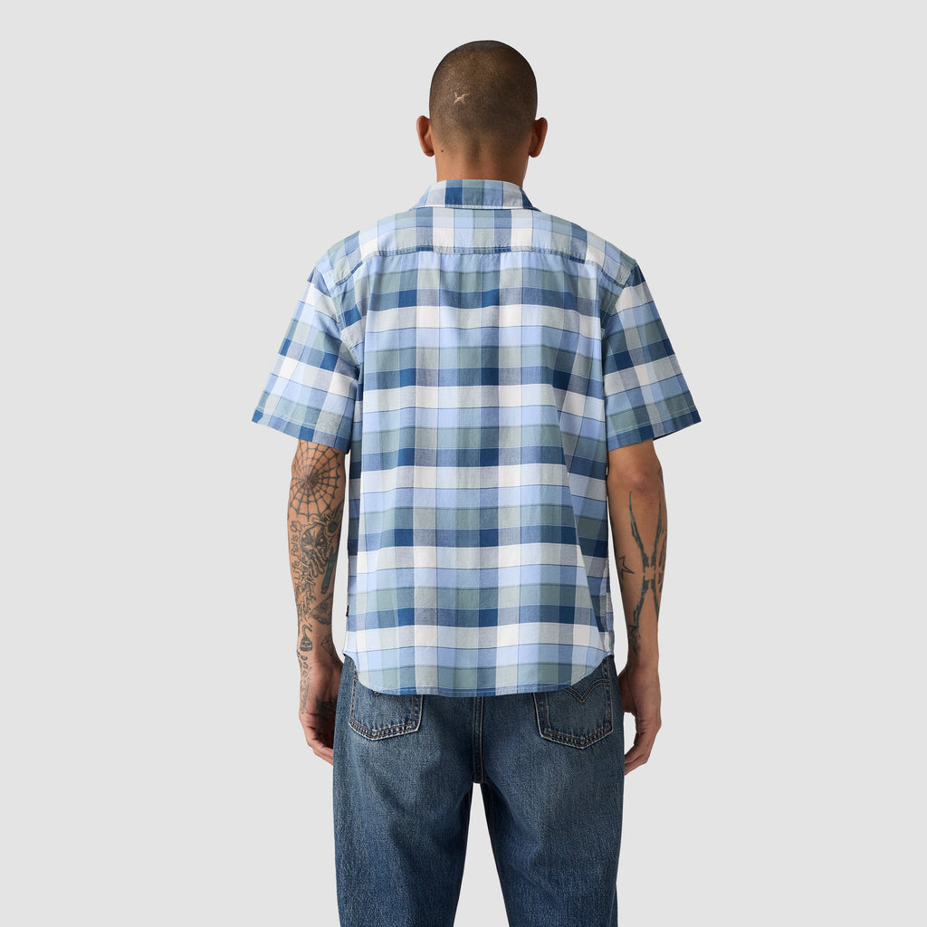 Camisa Levis Mangas Cortas Cuadros para Caballeros – vista 2