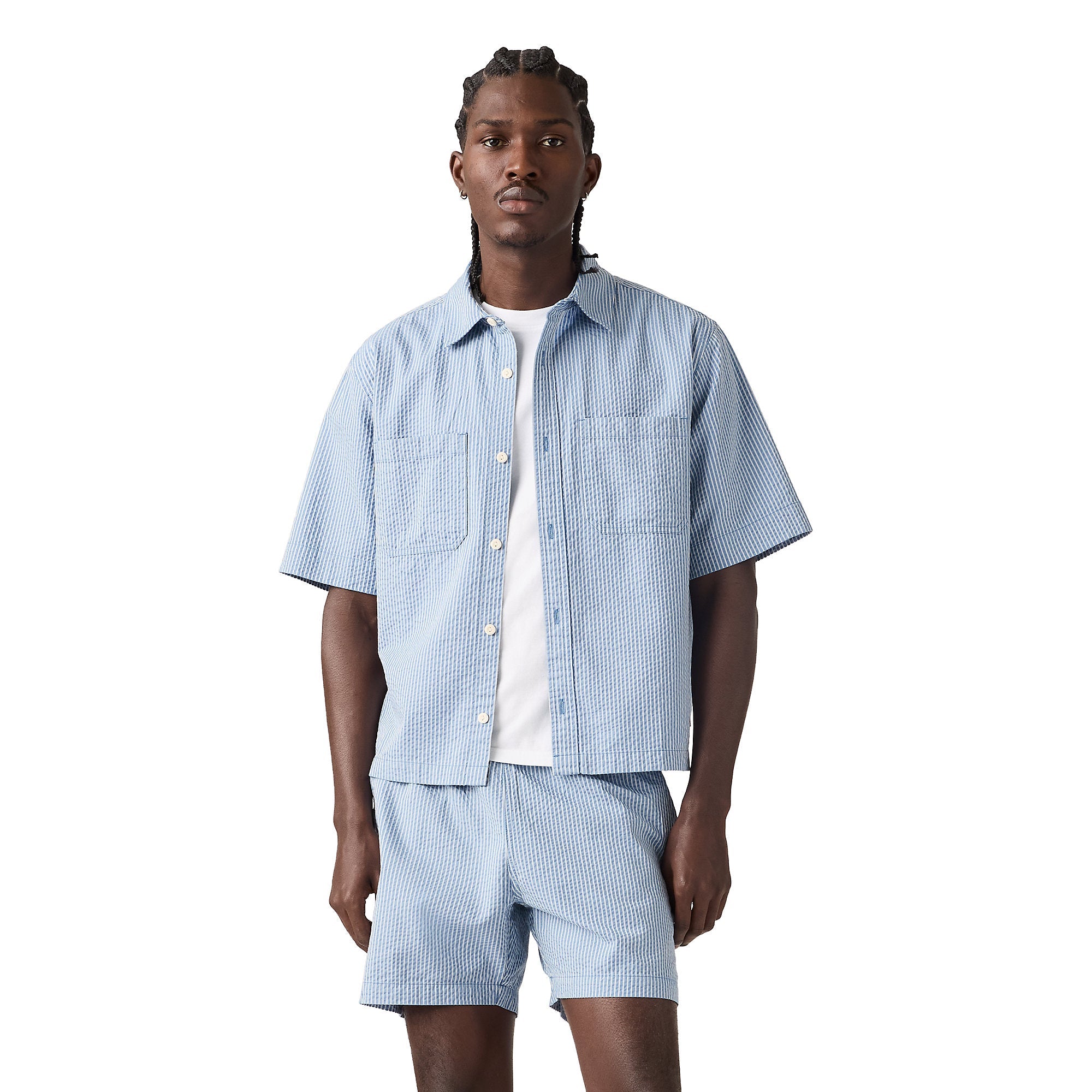 Camisa Levis Mangas Cortas Rayas para Caballeros