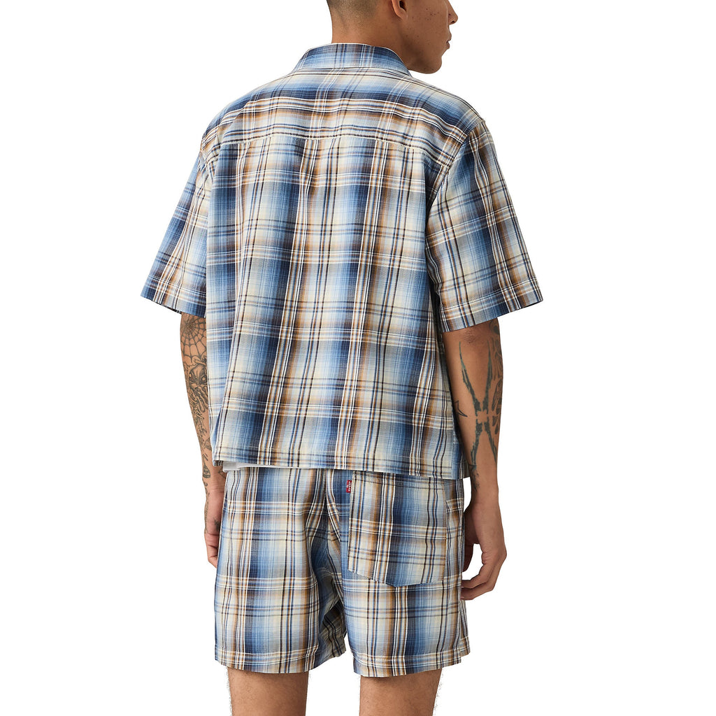 Camisa Levis Mangas Cortas Cuadros para Caballeros