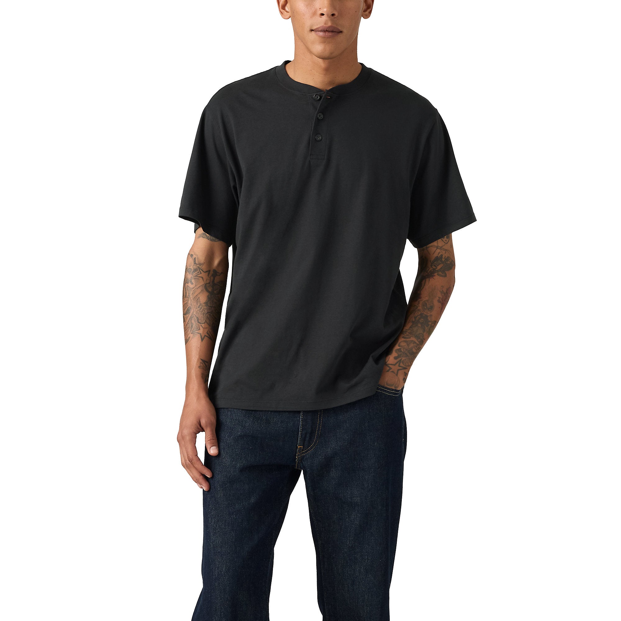 Camiseta Levis Mangas Cortas Lisa para Caballeros