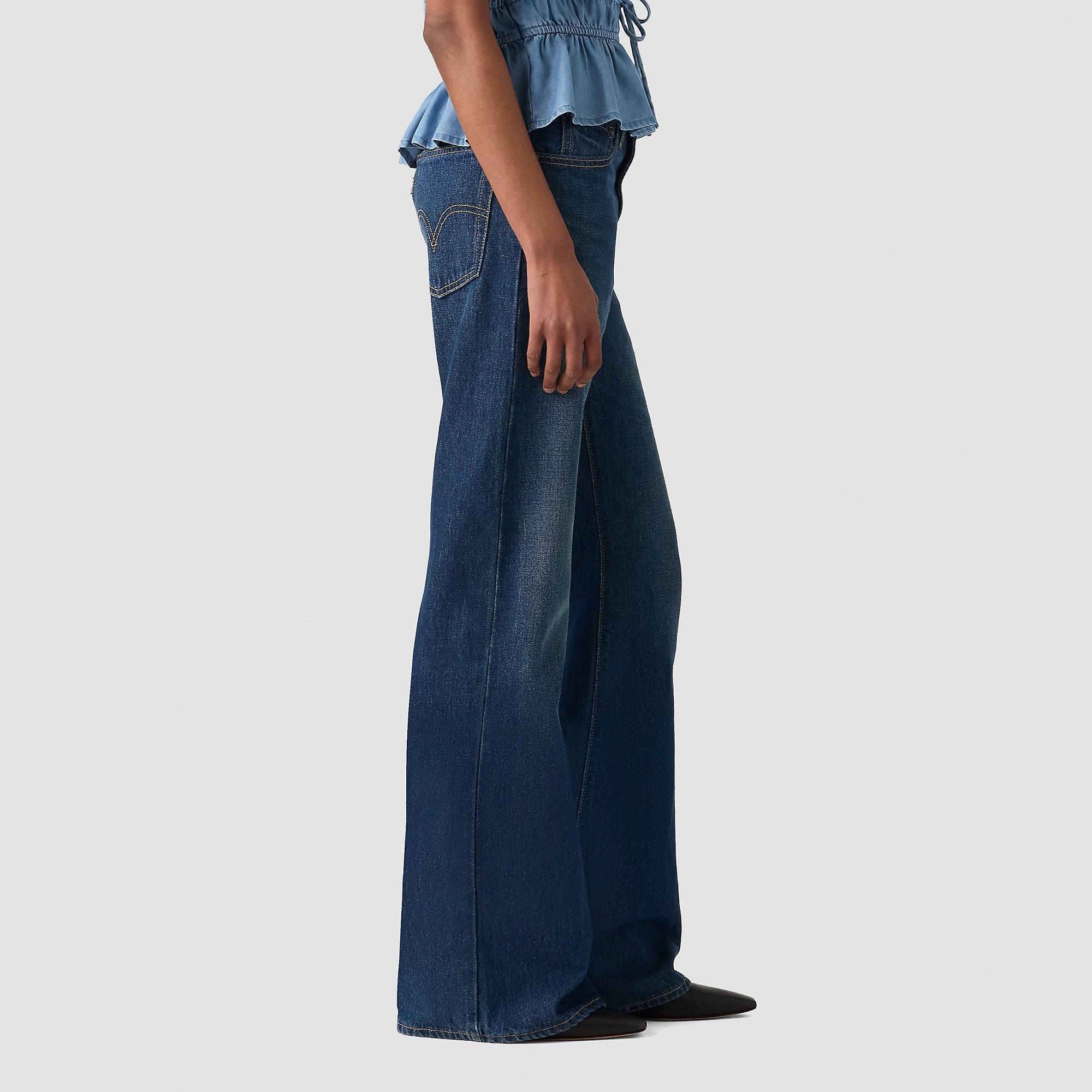 Pantalones Jeans Levis Middy Loose Boot para Damas