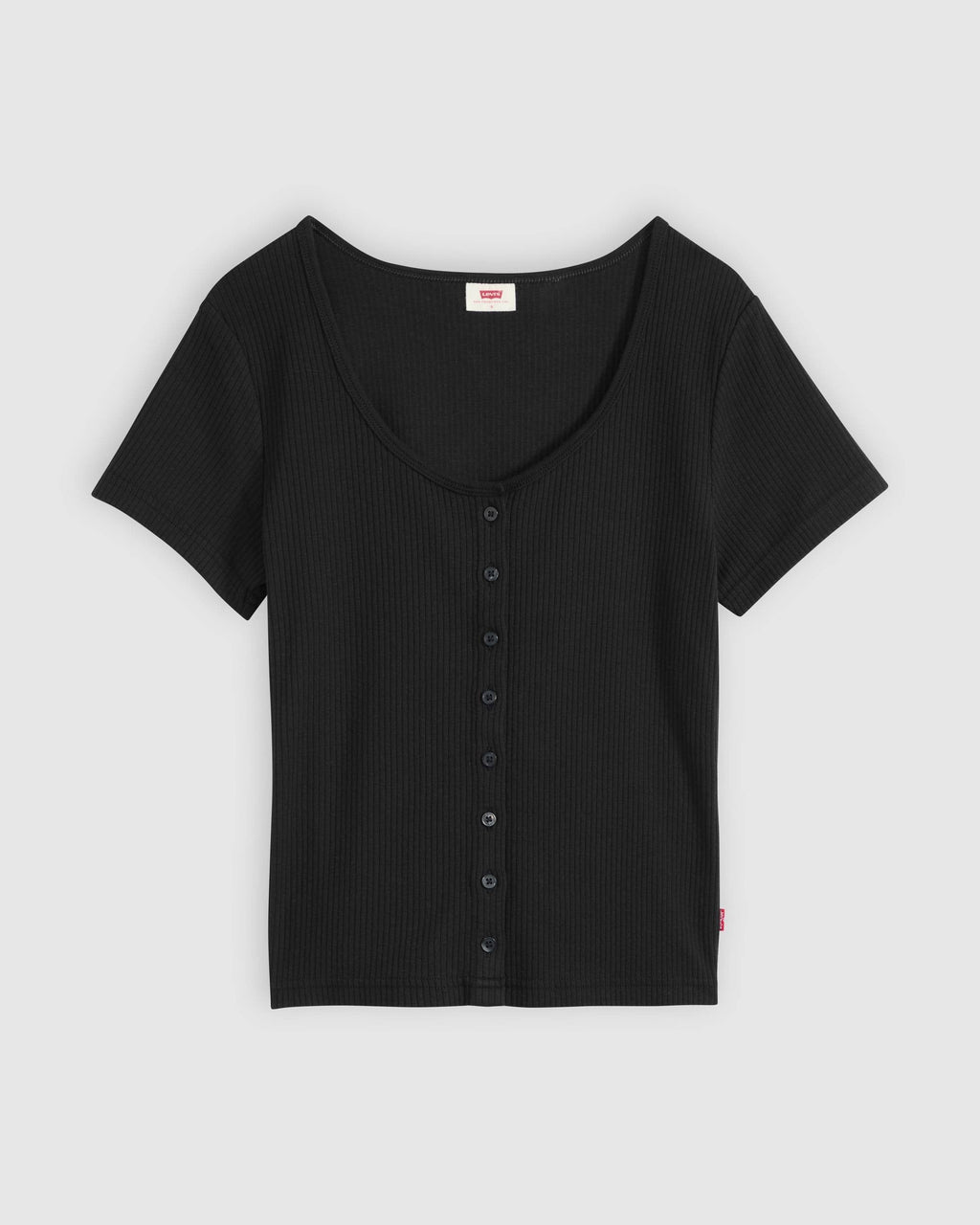 Blusa Levis Mangas Cortas Brocado Bots para Damas