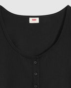 Blusa Levis Mangas Cortas Brocado Bots para Damas