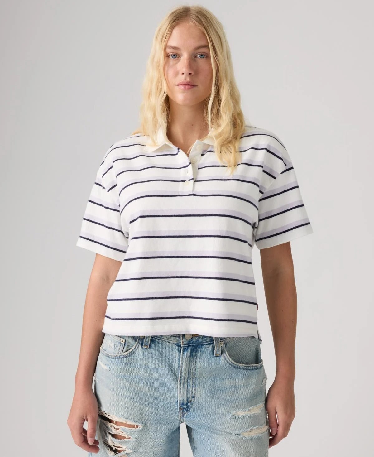 Poloshirt Levis Mangas Cortas Rayas para Damas
