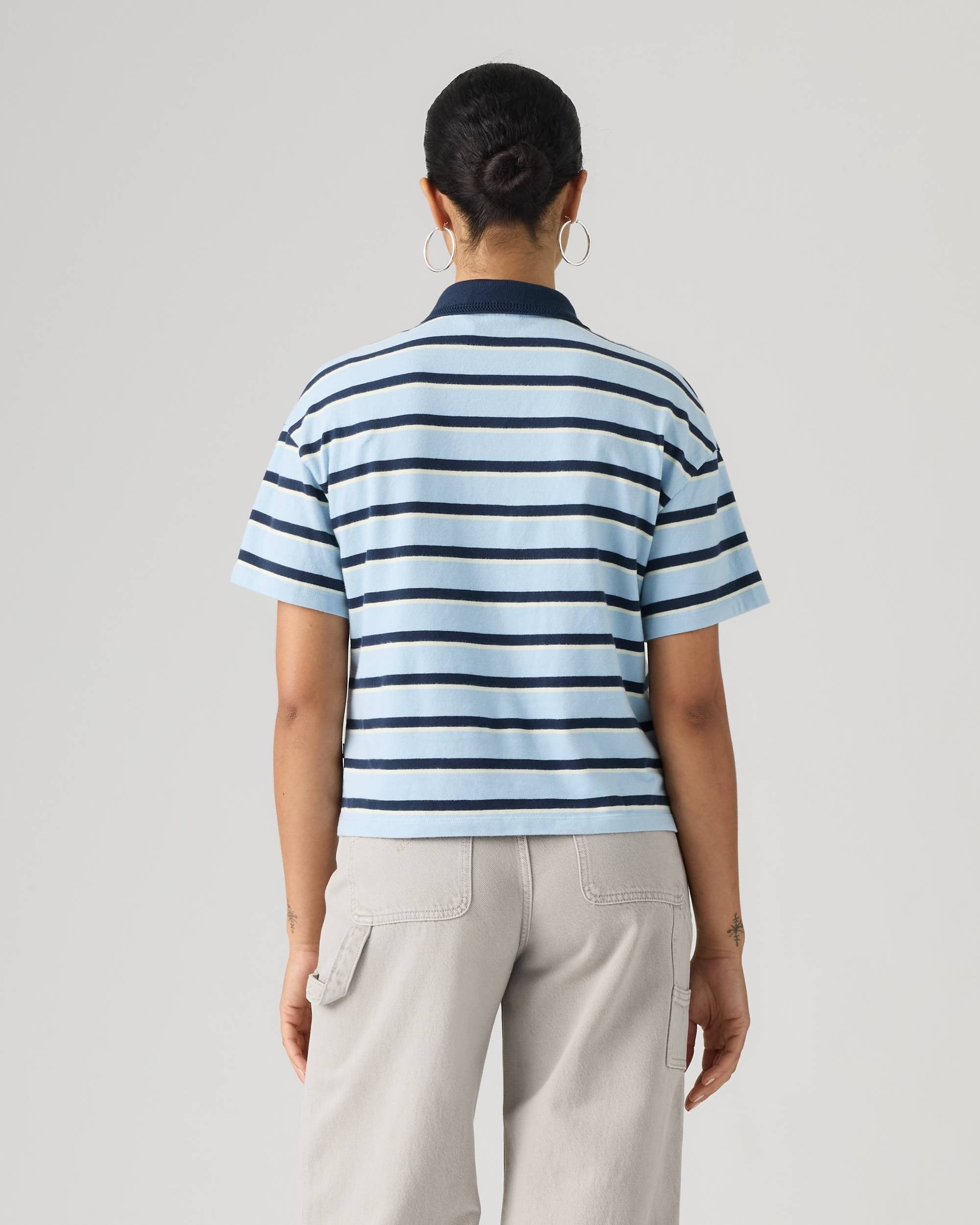 Poloshirt Levis Mangas Cortas Rayas para Damas