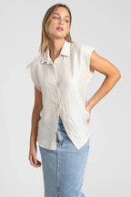Blusa Armonias Mangas Cortas Lisa Para Damas by Armonias