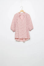 Blusa Armonias Mangas 3/4 Estampada Para Damas by Armonias