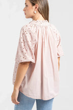Blusa Armonias Mangas 3/4 Estampada Para Damas by Armonias