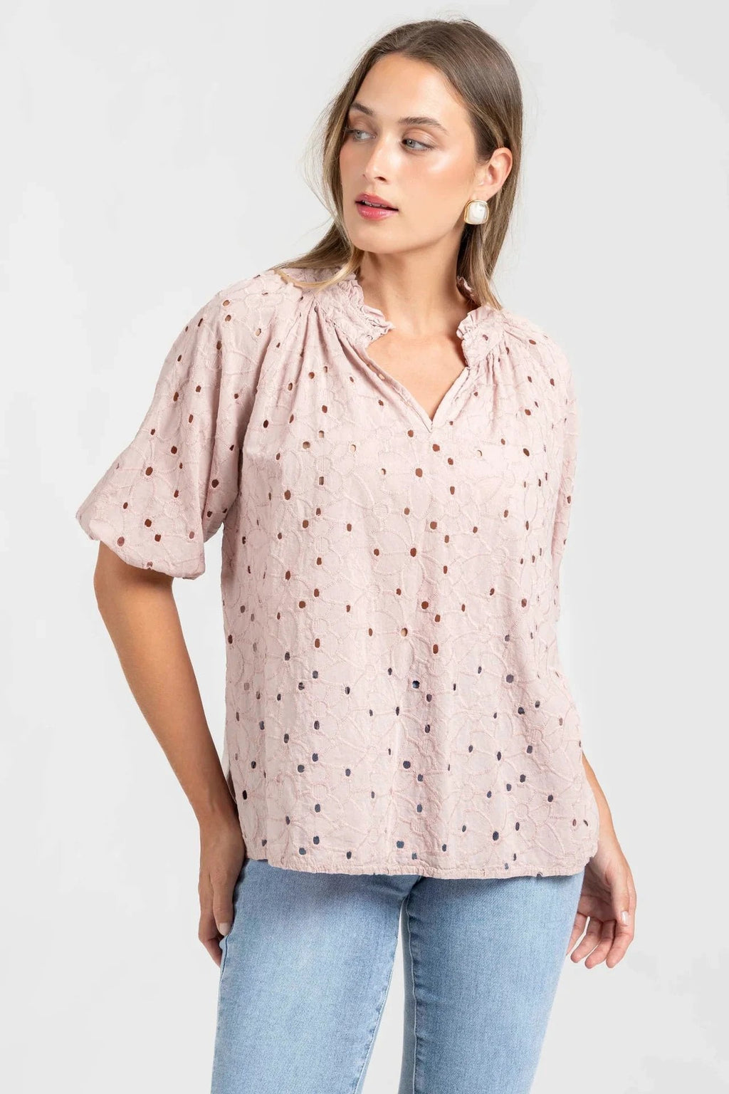 Blusa Armonias Mangas 3/4 Estampada Para Damas by Armonias