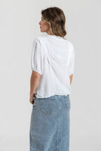 Blusa Massima Grazia Mangas Cortas Estampada Para Damas by Massima Grazia