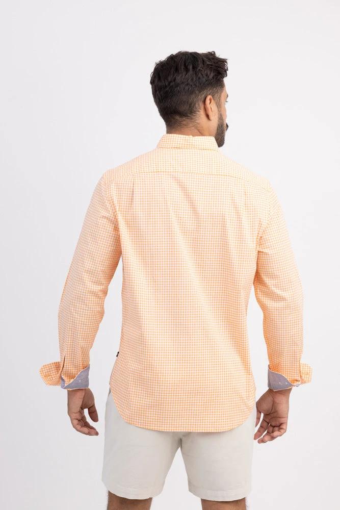 Camisa Nautica Mangas Largas Cuadros Para Caballeros by Nautica