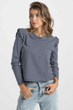 Blusa Armonias Mangas Largas Rayas Para Damas by Armonias