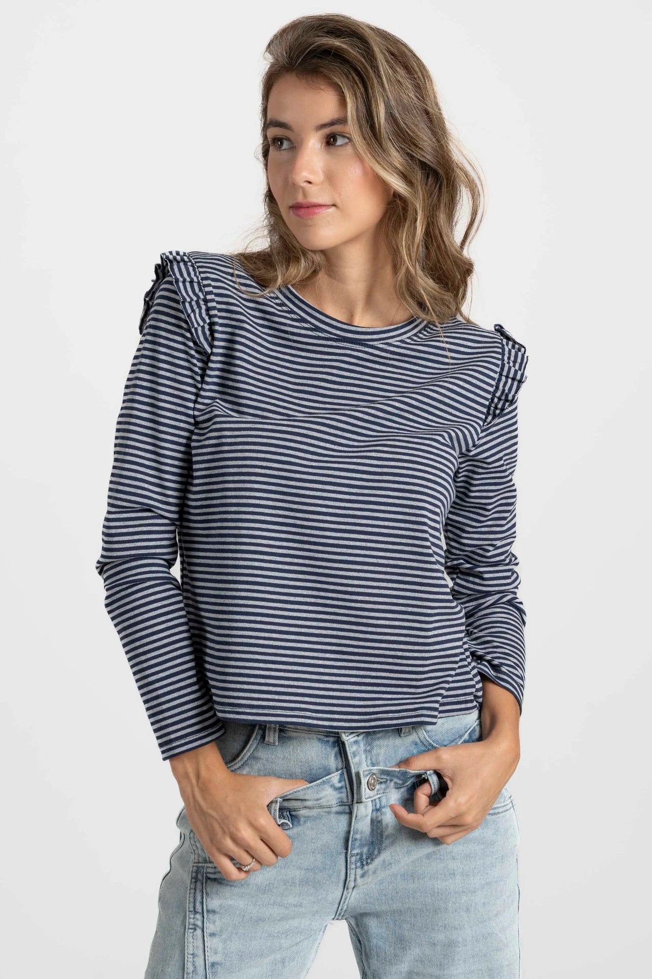 Blusa Armonias Mangas Largas Rayas Para Damas by Armonias