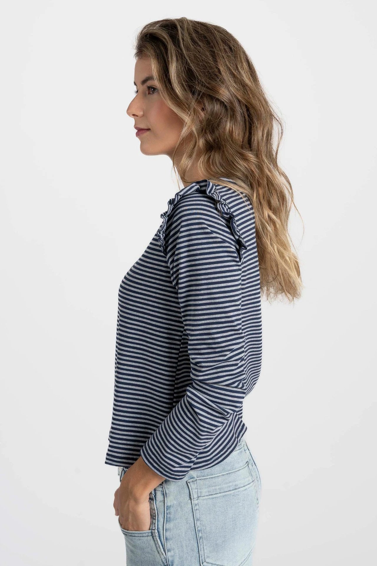Blusa Armonias Mangas Largas Rayas Para Damas by Armonias
