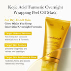 (SB) MEDICUBE KOJIC ACID TURMERIC NIGHT WRAPPING MASK 75ML 2.0