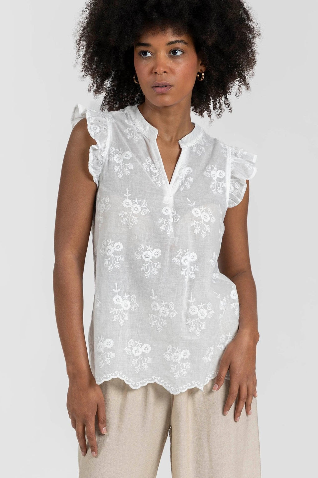 Blusa Armonias Mangas Cortas Estampada Para Damas by Armonias