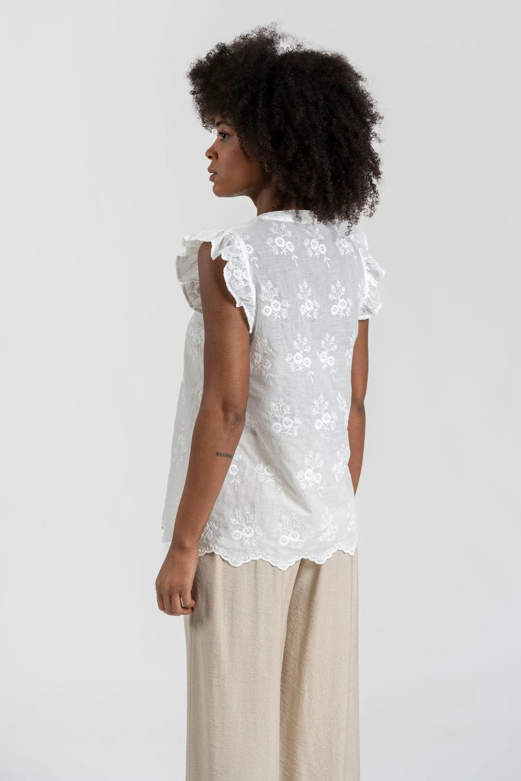 Blusa Armonias Mangas Cortas Estampada Para Damas by Armonias