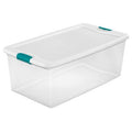 Caja Plastica Sterilite 14998004 106qt Transparente Tapa