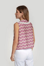Top Massima Grazia Estampado Para Damas by Massima Grazia