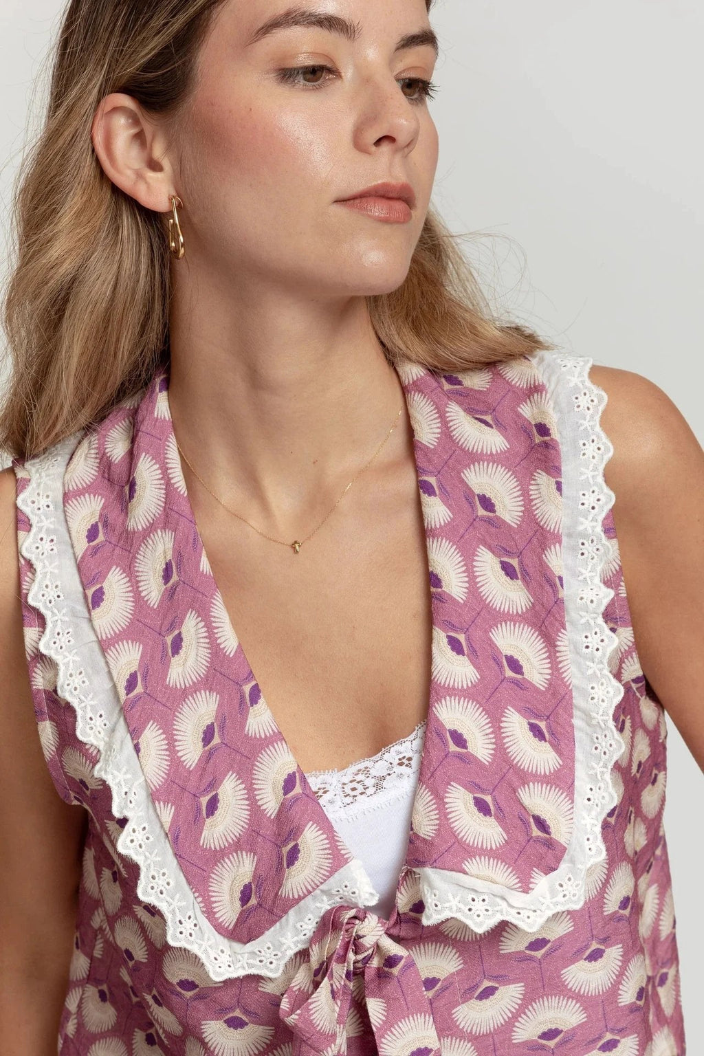 Top Massima Grazia Estampado Para Damas by Massima Grazia