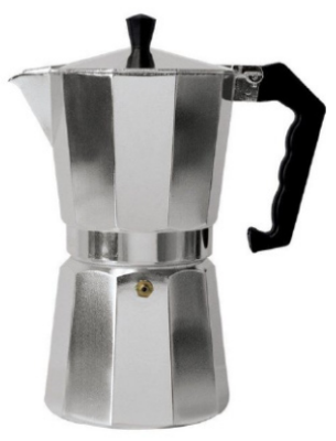 Greca Homse By1-600 6 Tazas Inox Italiana