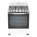 Estufa Horno Whirlpool Lwfr3100q00 30" Gas Blanco 6q