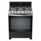Estufa Horno Whirlpool Lwfr3100b00 30" Gas Negra 6q