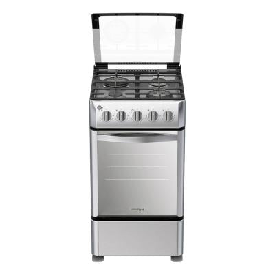 Estufa Horno Whirlpool Lwwr7000s00 20" Gas Inox Ci Coverlid 4q