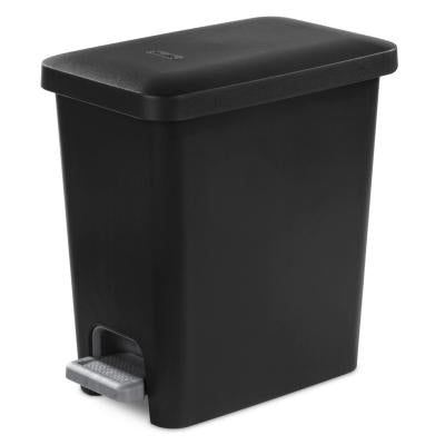 Zafacon Sterilite 10619002 2.7gal 10.2l Negro Pedal