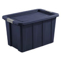 Caja Plastica Sterilite 15278n04f 30gal Azul Tapa