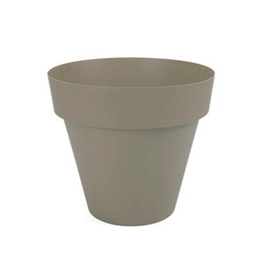 Macetero Plastiken 8614tau Redondo 14 Cm Gris