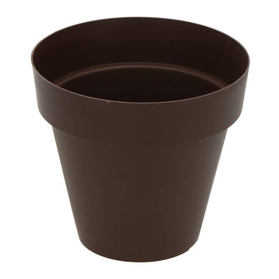 Macetero Plastiken 8622bro Redondo 22 Cm Marron