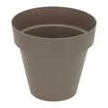 Macetero Plastiken 8626tau Redondo 26 Cm Gris