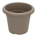 Macetero Plastiken 7322tau Redondo 22 Cm Gris