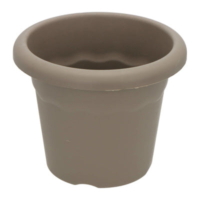 Macetero Plastiken 7322tau Redondo 22 Cm Gris