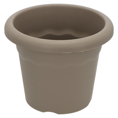 Macetero Plastiken 7326tau Redondo 26 Cm Gris