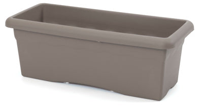 Macetero Plastiken 7502tau Rectangular 60 Cm Gris