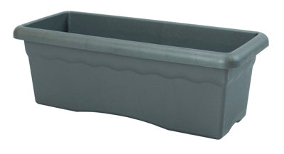 Macetero Plastiken 7502ant Rectangular 60 Cm Negra