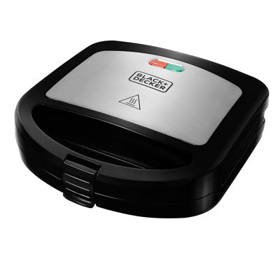 Sandwichera Black&decker Pan24535 2p 700w Panini Inox