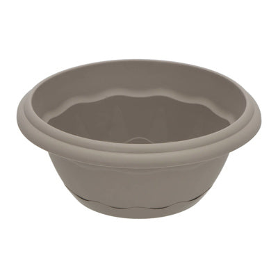 Macetero Plastiken 7683tau Redondo 35 Cm Gris