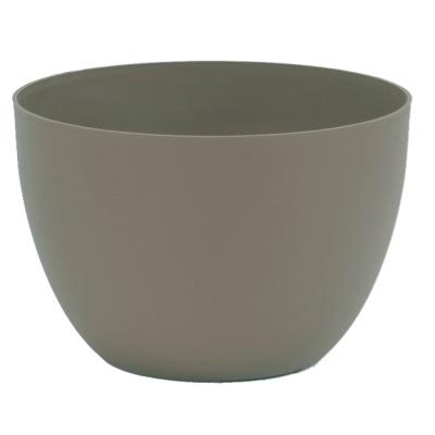 Macetero Plastiken 8432tau Redondo 32 Cm Gris
